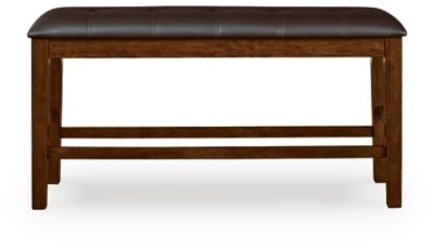 Ralene Counter Height Dining Bench - Light Brown Counter Bench modern furniture Contempo Furniture