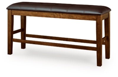 Ralene Counter Height Dining Bench - Light Brown Counter Bench modern furniture Contempo Furniture
