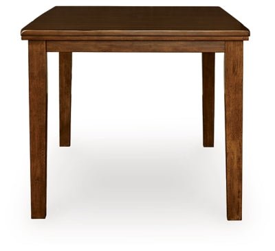 Ralene Counter Height Dining Extension Table - Light Brown Counter Table modern furniture Contempo Furniture
