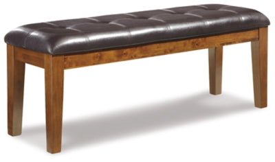 Ralene Dining Bench - Light Brown Upholstered Bench modern furniture Contempo Furniture