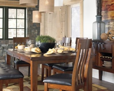 Ralene Dining Extension Table - Light Brown Dining Table with Extensions modern furniture Contempo Furniture