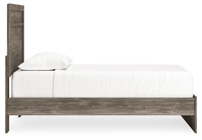 Ralinksi Twin Panel Bed - Dark Gray Panel Bed modern furniture Contempo Furniture