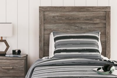 Ralinksi Twin Panel Bed - Dark Gray Panel Bed modern furniture Contempo Furniture