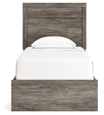 Ralinksi Twin Panel Bed - Dark Gray Panel Bed modern furniture Contempo Furniture