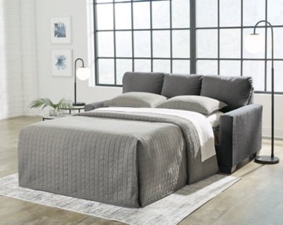 Rannis Full Sofa Sleeper - Dark Gray Sleeper Sofa modern furniture Contempo Furniture
