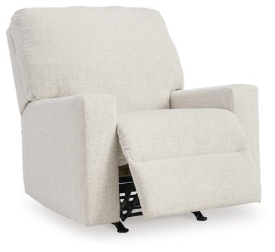 Rannis Recliner - Beige Rocker Chair modern furniture Contempo Furniture