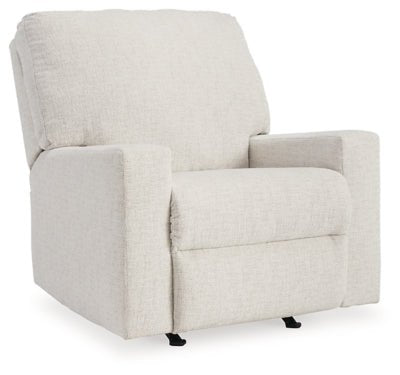 Rannis Recliner - Beige Rocker Chair modern furniture Contempo Furniture