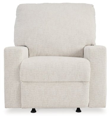 Rannis Recliner - Beige Rocker Chair modern furniture Contempo Furniture