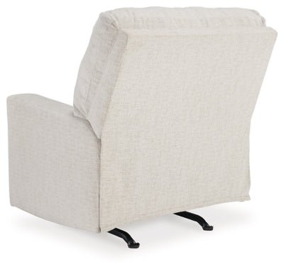 Rannis Recliner - Beige Rocker Chair modern furniture Contempo Furniture