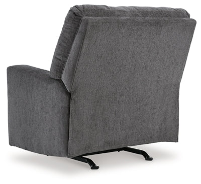 Rannis Recliner - Dark Gray Rocker Chair modern furniture Contempo Furniture