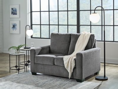 Rannis Twin Sofa Sleeper - Dark Gray Sleeper Sofa modern furniture Contempo Furniture