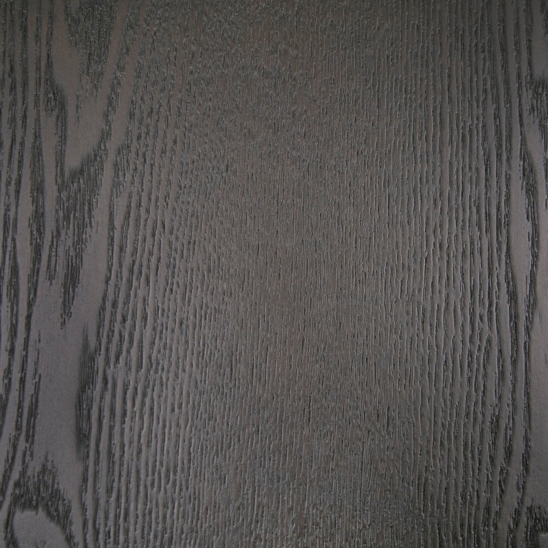 Rawlins Modern Mid Century Black Ash Round Coffee Table