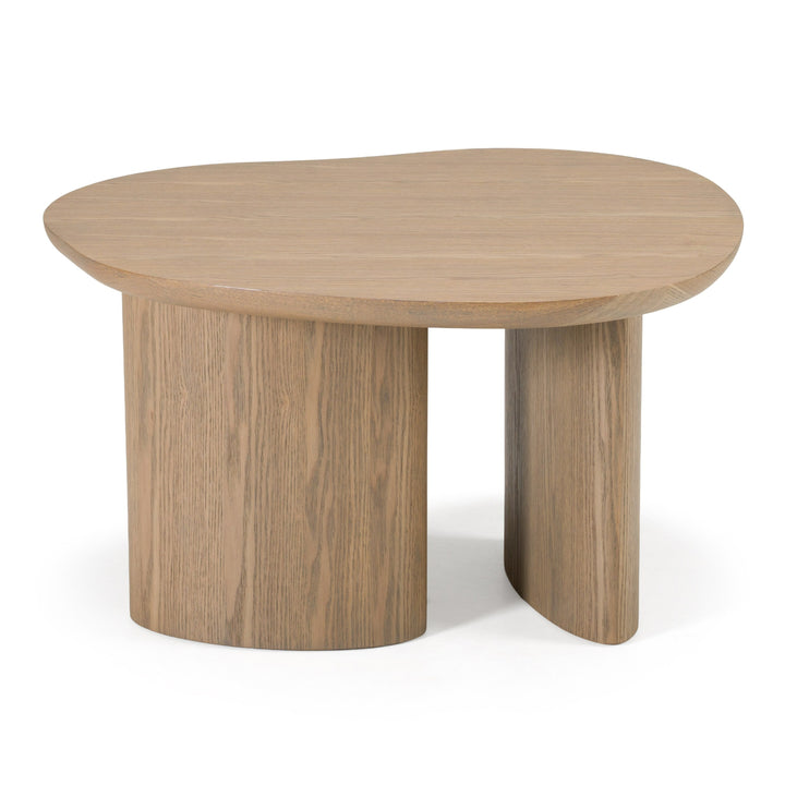 Raywood - Modern 3-Piece Buckwheat + Onyx Nesting Coffee Table Set