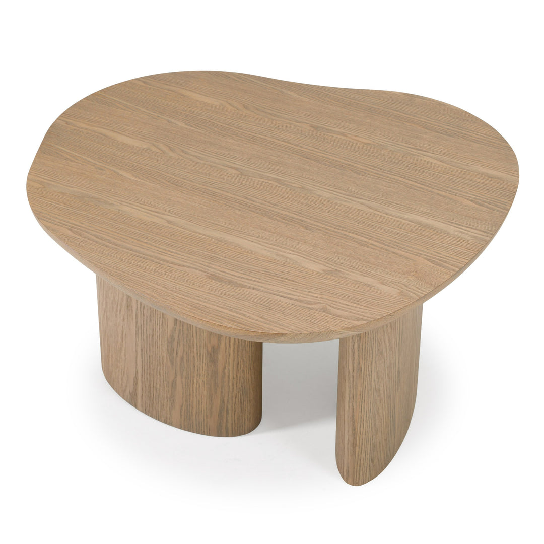 Raywood - Modern 3-Piece Buckwheat + Onyx Nesting Coffee Table Set
