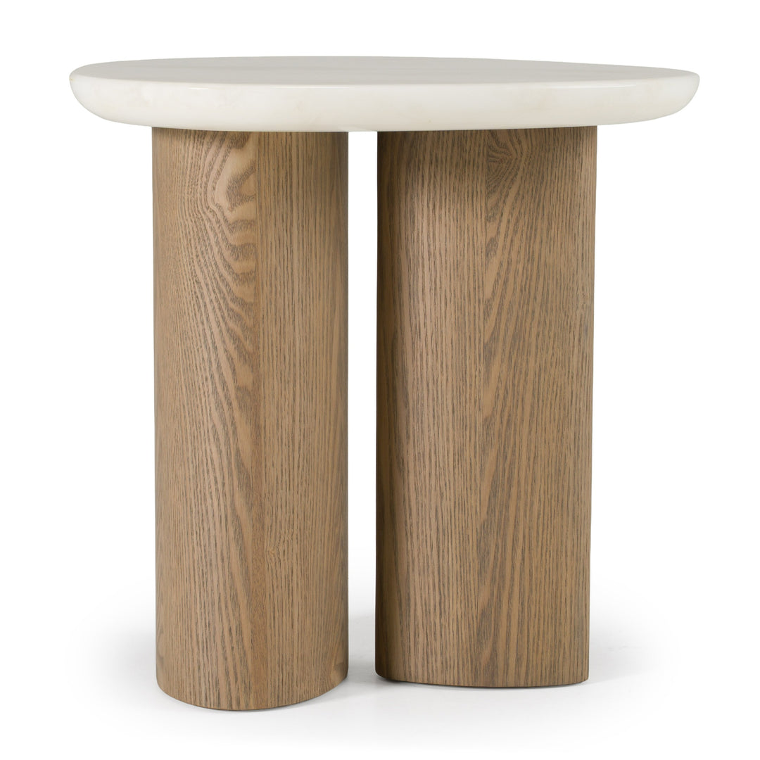 Raywood - Modern 3-Piece Buckwheat + Onyx Nesting Coffee Table Set