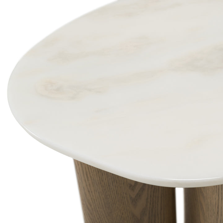 Raywood - Modern 3-Piece Buckwheat + Onyx Nesting Coffee Table Set