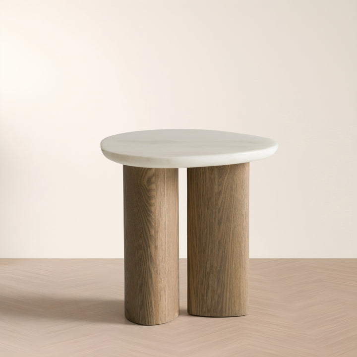 Raywood - Modern 3-Piece Buckwheat + Onyx Nesting Coffee Table Set