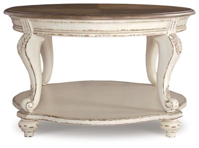Realyn Coffee Table - Light Brown Cocktail Table modern furniture Contempo Furniture