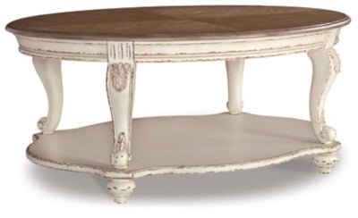 Realyn Coffee Table - Light Brown Cocktail Table modern furniture Contempo Furniture