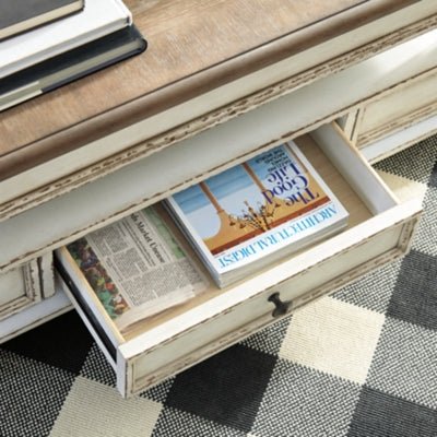 Realyn Coffee Table with Lift Top - Light Brown Cocktail Table modern furniture Contempo Furniture