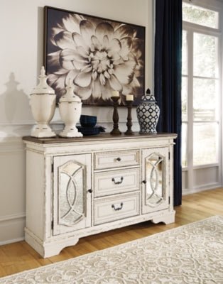 Realyn Dining Server - White Server modern furniture Contempo Furniture