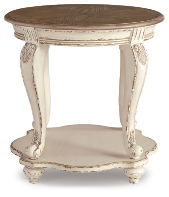 Realyn End Table - Light Brown End Table modern furniture Contempo Furniture