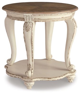 Realyn End Table - Light Brown End Table modern furniture Contempo Furniture