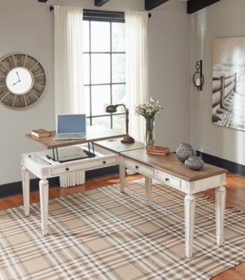 Realyn Home Office Lift Top Desk - Light Brown Lift Top Desks modern furniture Contempo Furniture