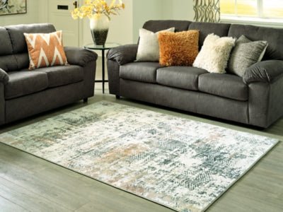 Redlings 7'5" x 9'6" Rug - Dark Gray Area Rug modern furniture Contempo Furniture