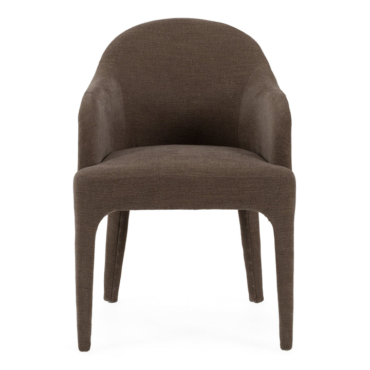 Reedy - Modern Brown Fabric Dining Chair