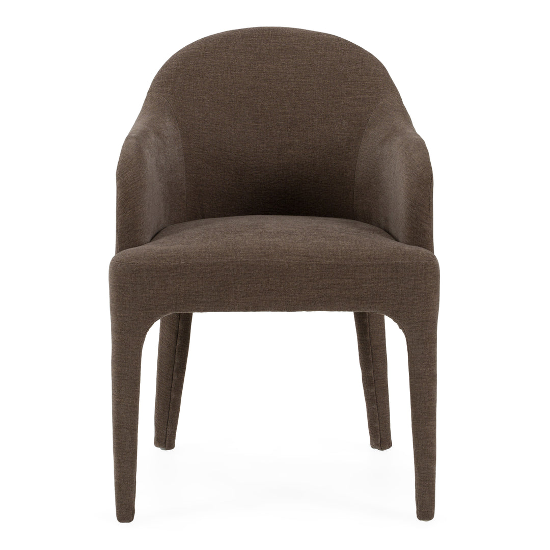 Reedy - Modern Brown Fabric Dining Chair