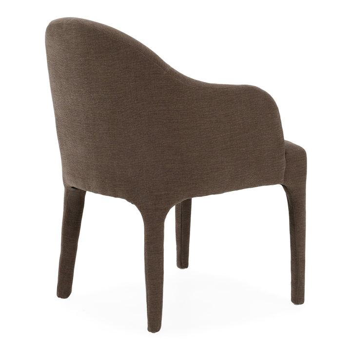 Reedy - Modern Brown Fabric Dining Chair