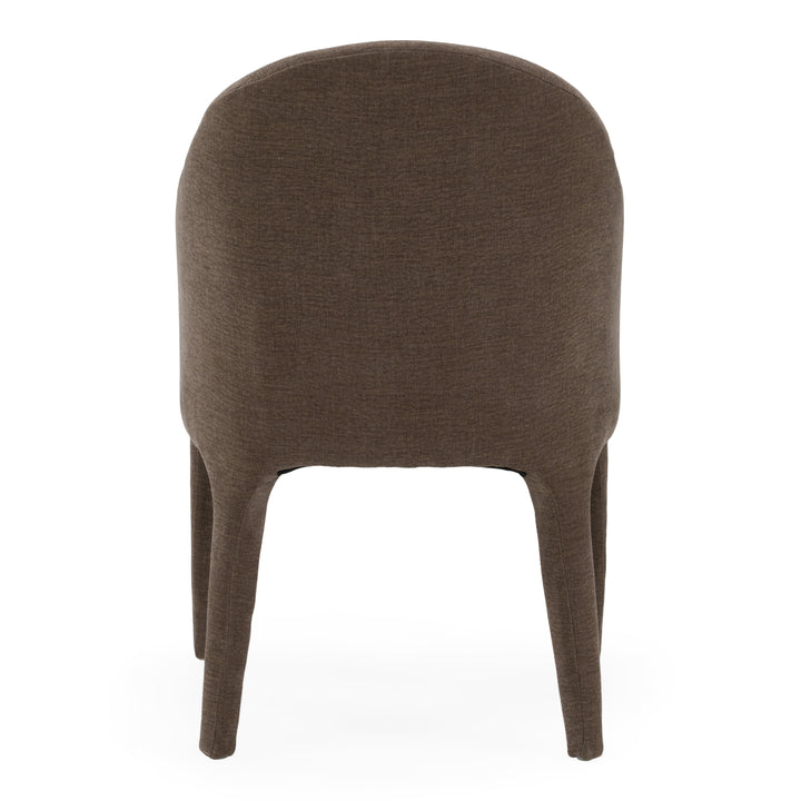 Reedy - Modern Brown Fabric Dining Chair