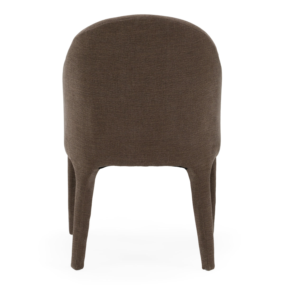 Reedy - Modern Brown Fabric Dining Chair