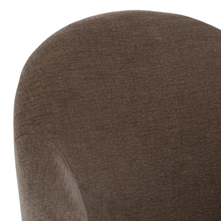 Reedy - Modern Brown Fabric Dining Chair