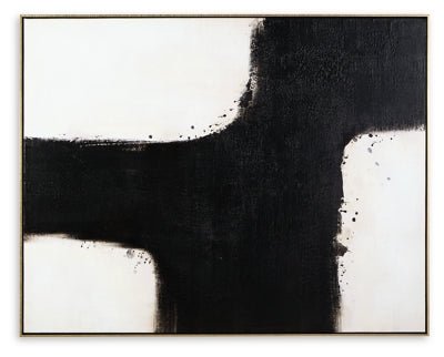 Reighlea Wall Art - Black Canvas Art modern furniture Contempo Furniture