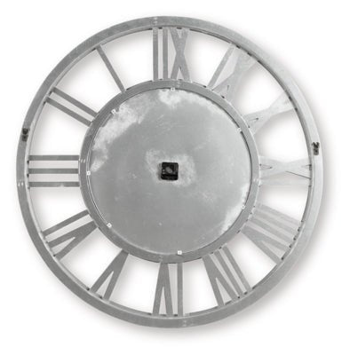 Reinport Wall Clock - Pearl Silver Wall Clock modern furniture Contempo Furniture