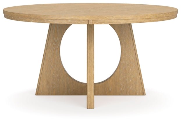 Rencott Round Dining Room Table Dining Table modern furniture Contempo Furniture