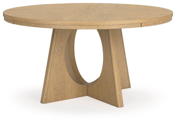 Rencott Round Dining Room Table Dining Table modern furniture Contempo Furniture