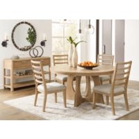 Rencott Round Dining Room Table Dining Table modern furniture Contempo Furniture