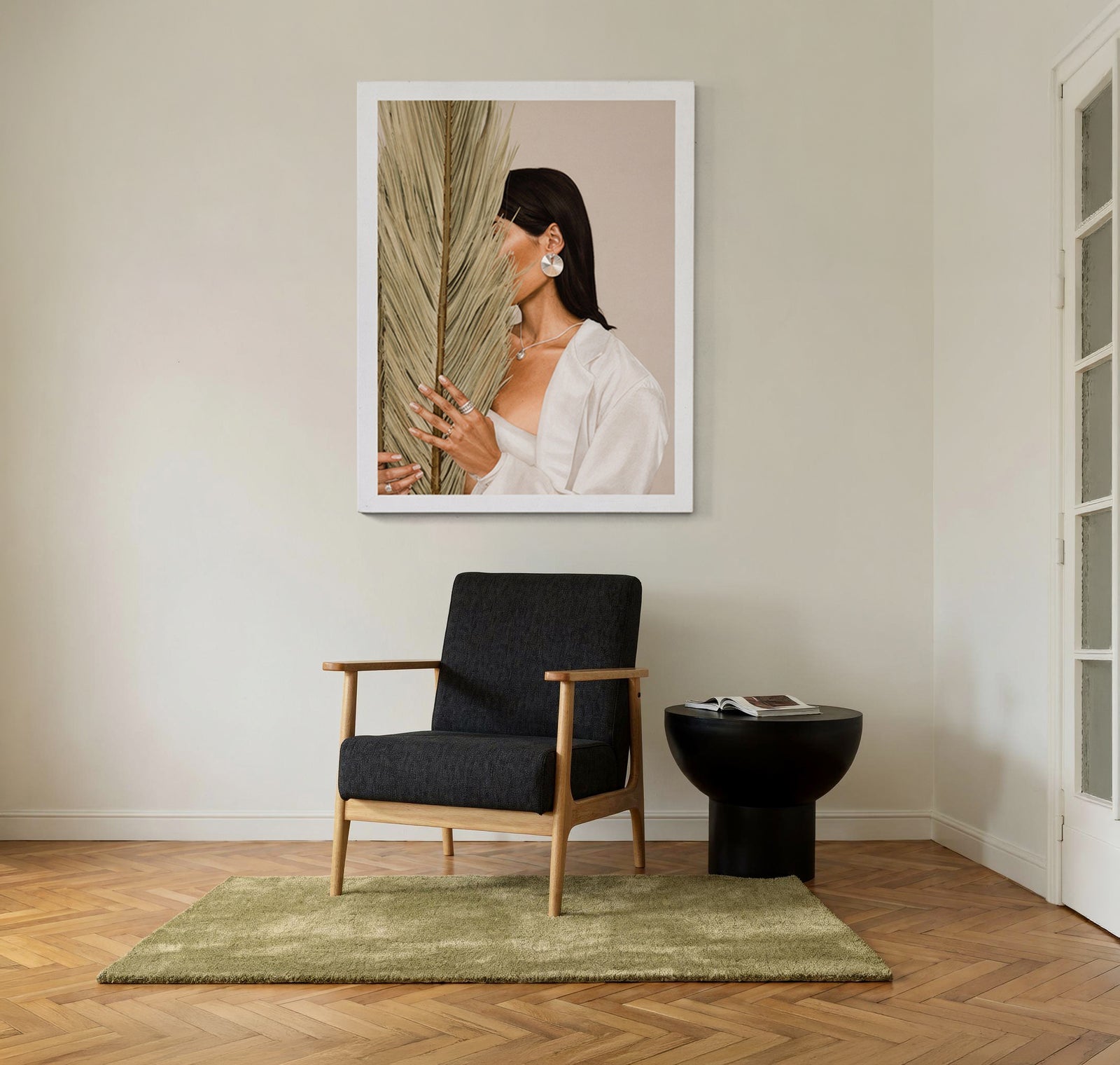 Gengo - Modern Black Accent Chair