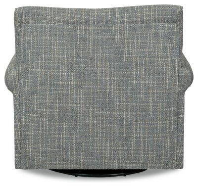 Renley Accent Chair - Pearl Silver Swivel Glider Chair modern furniture Contempo Furniture