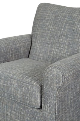 Renley Accent Chair - Pearl Silver Swivel Glider Chair modern furniture Contempo Furniture