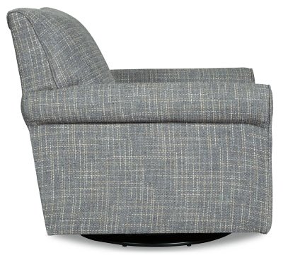 Renley Accent Chair - Pearl Silver Swivel Glider Chair modern furniture Contempo Furniture