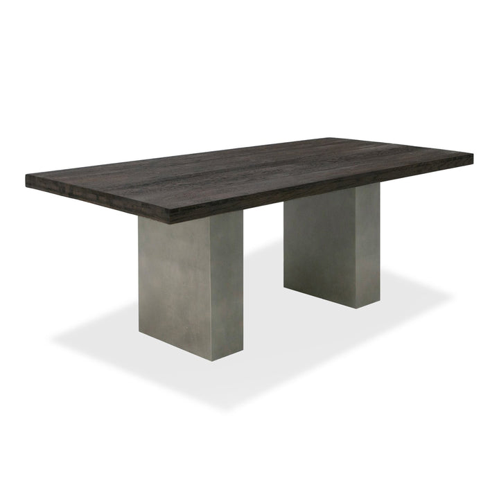 Renzo Modern Oak &amp; Concrete 79" Dining Table