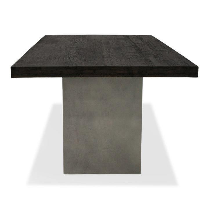 Renzo Modern Oak &amp; Concrete 79" Dining Table