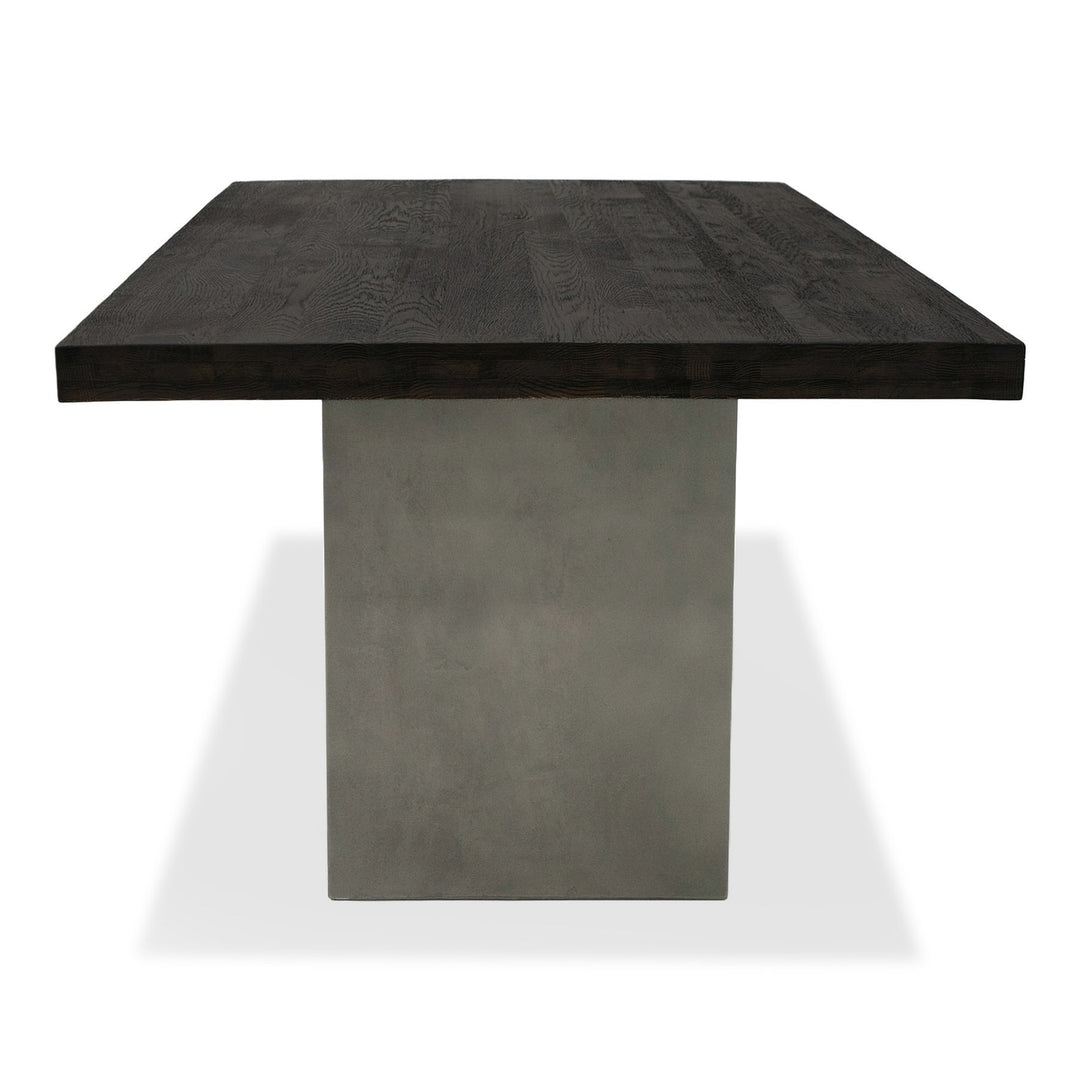 Renzo Modern Oak & Concrete 79" Dining Table