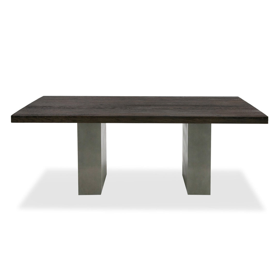 Renzo Modern Oak  and  Concrete 79" Dining Table