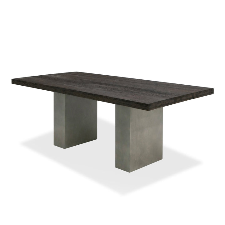 Renzo Modern Oak & Concrete 79" Dining Table