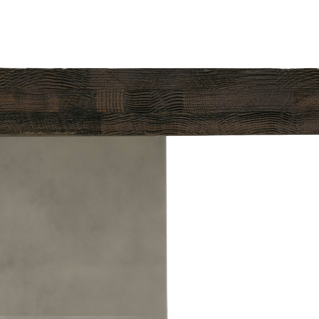 Renzo Modern Oak  and  Concrete 79" Dining Table
